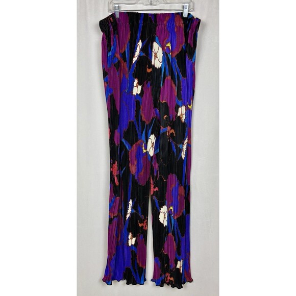 City Chic Women’s Plus Size L (20) Kira Print Pant In Wild Flower - Picture 4 of 12